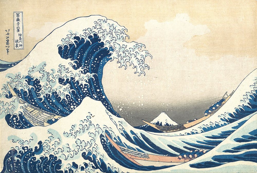 Under the Wave off Kanagawa (The Great Wave) by Katsushika Hokusai, c. 1831