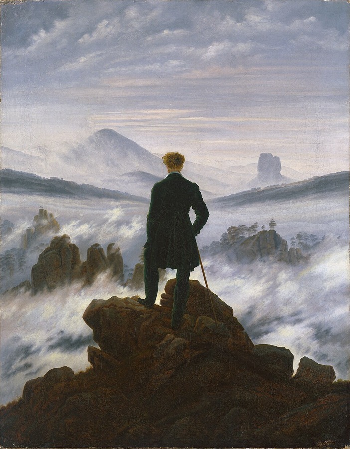 Caspar David Friedrich, Wanderer above the Sea of Fog (c. 1818)