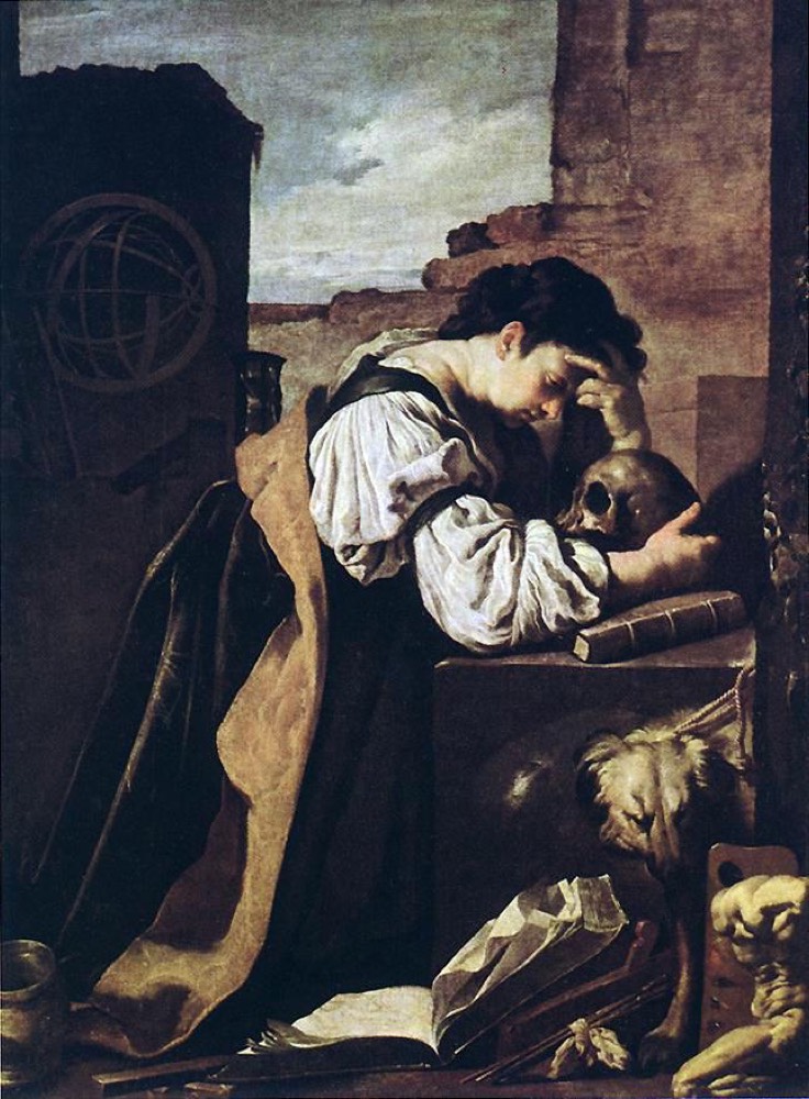 Melancholy by Domenico Fetti, c. 1618