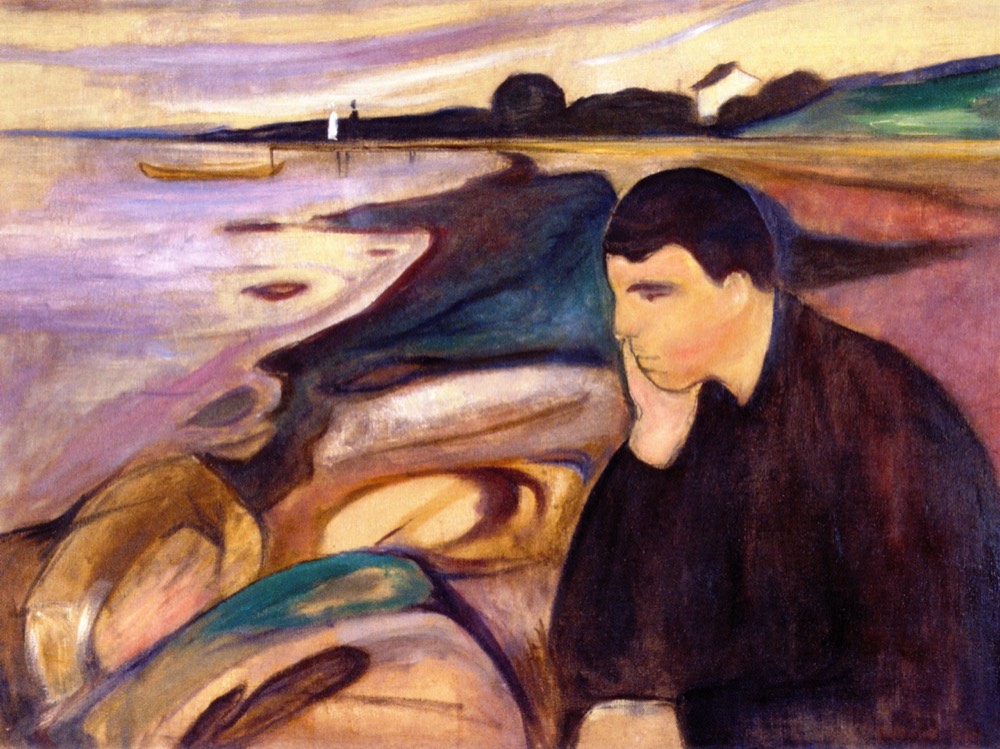 Melancholy by Edvard Munch, 1894