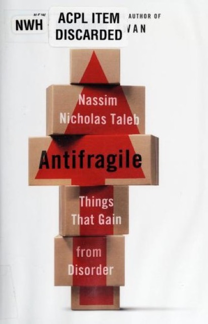 Antifragile by Nassim Nicholas Taleb — book cover