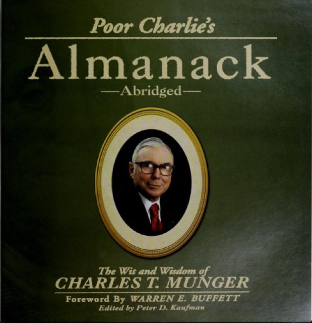 Poor Charlie's Almanack by Charlie Munger — book cover