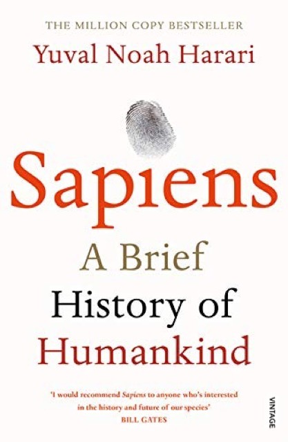 Sapiens by Yuval Noah Harari — book cover